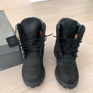 Black Timberland Boots (Black Constructs)